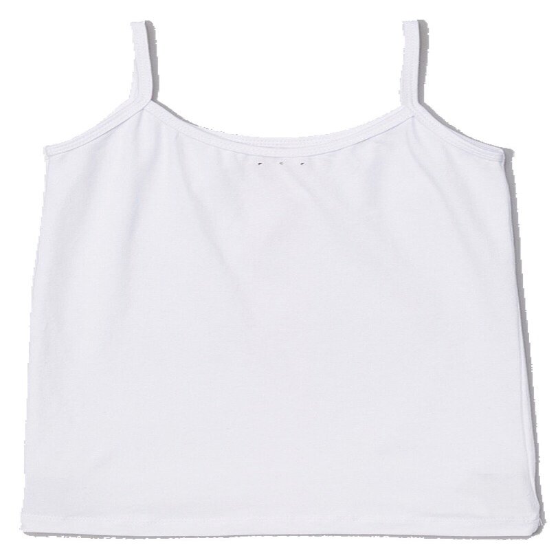 Sparkle Farms Big Girls Under Uniform Camisole-White-S(5/6-7/8)