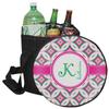YouCustomizeIt Personalized Linked Circles & Diamonds Collapsible Cooler & Seat view 1