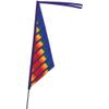 SoundWinds Sail Recumbent Bike Flag - Rainbow view 1