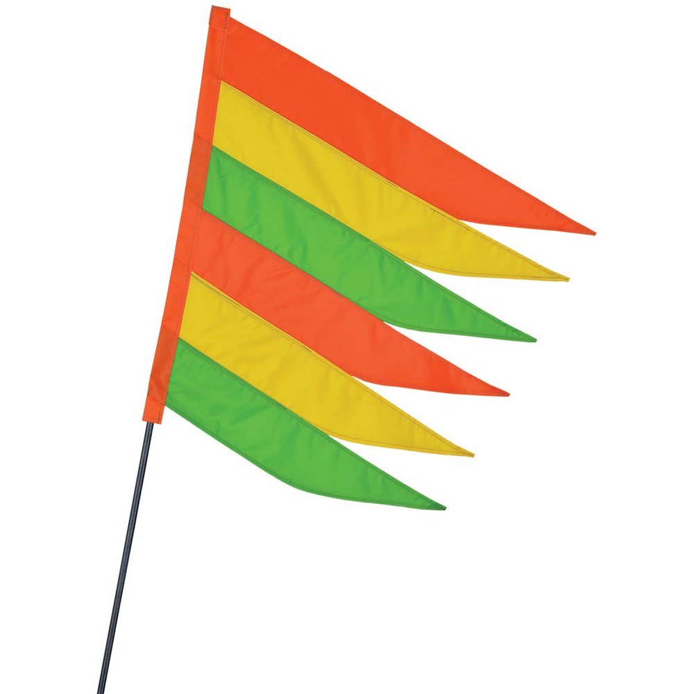 SoundWinds Safety Recumbent Bike Flag - Neon