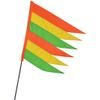 SoundWinds Safety Recumbent Bike Flag - Neon view 1