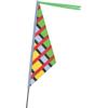 SoundWinds Sail Recumbent Bike Flag - Reflective Tropical view 1