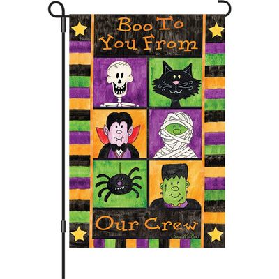 12 IN. FLAG - BOO TO YOU