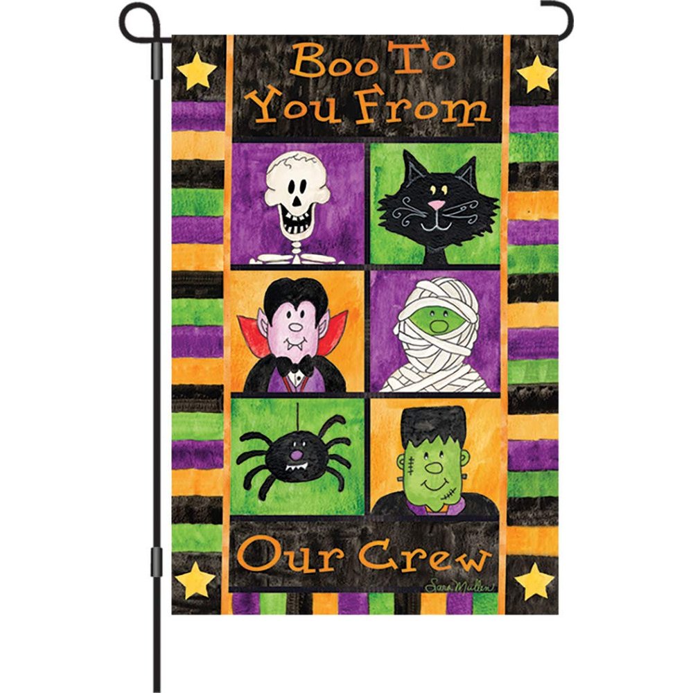 12 IN. FLAG - BOO TO YOU