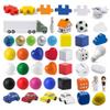 eBuyGB Anti Stress Reliever Ball Squeezy Toy Hand Exercise - Great for Relieving Stress and Tension (White Ball) view 2
