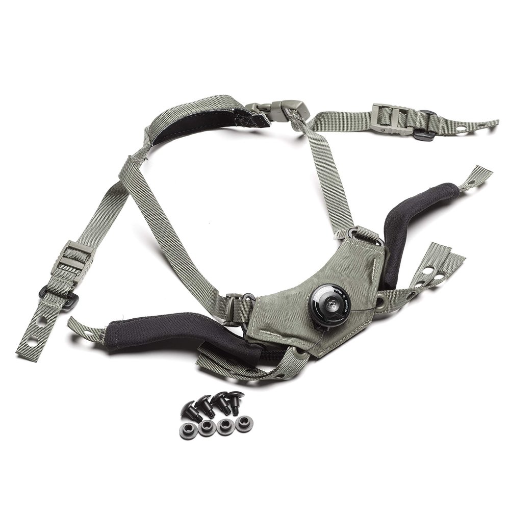 Team Wendy CAM FIT Retention System - Right Eye Dominant for ACH/MICH, Fast, AirFrame (Foliage Green, Size 2)