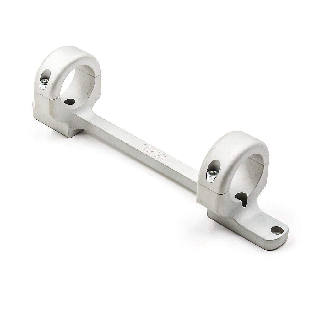 DNZ 24200S Savage Flat Back Receiver Long Action Scope Tube, 1", Silver Color
