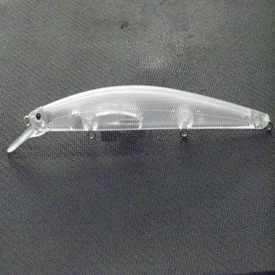 wLure 10 Blank Unpainted Minnow Crankbait Topwater Lipless Jerkbait Fishing Lures V3 (UPM672P10)