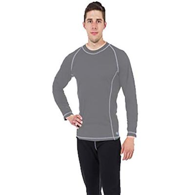 Diving Unlimited International DUI Ecodivewear Base Layer Pants Mens - Black/Gray - Small