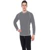 Diving Unlimited International DUI Ecodivewear Base Layer Pants Mens - Black/Gray - Small view 1
