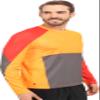 Spyder Men's Kyros Long Sleeve Shirt, Bright Orange/Volcano/Polar, SM view 2