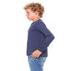 Bella boys Jersey Long-Sleeve T-Shirt(3501Y)-NAVY-M view 3