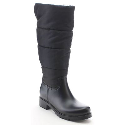 Nature Breeze Storm-04 Women's Faux Fur Lining Casual Winter Knee High Boots,Black,6.5