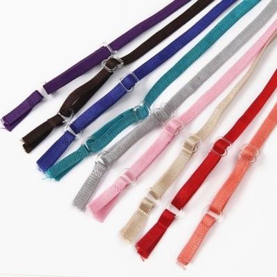 5pair Mix Color Spaghetti Ribbon Bra Strap 2/8"inch Width Adjustable Intimates Accessories Bra Accessories Wb39