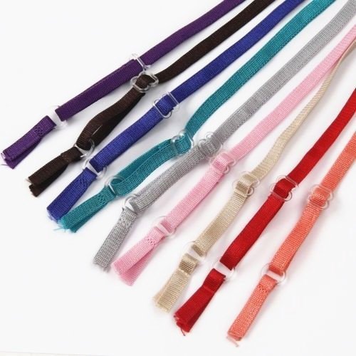 5pair Mix Color Spaghetti Ribbon Bra Strap 2/8"inch Width Adjustable Intimates Accessories Bra Accessories Wb39