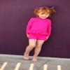 City Threads Girls Swim Shorts, UPF 50+ Swim Pants for Girls, Made in USA Swimsuit Shorts (Hot Pink w/Tonal Stitch, 16) view 3