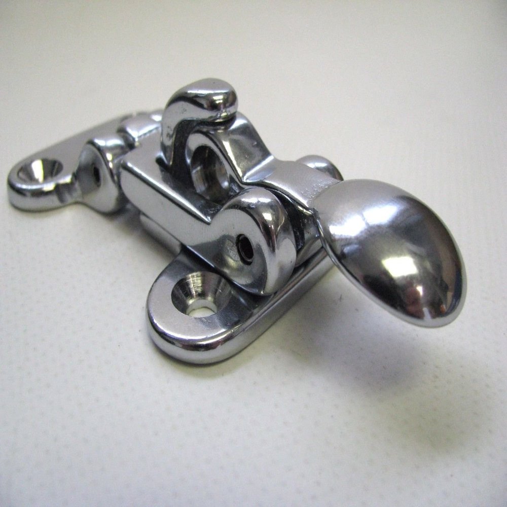 222110 Sea-Dog Line Chrome Plated Brass Anti-Rattle Latch 132-1559