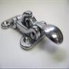 222110 Sea-Dog Line Chrome Plated Brass Anti-Rattle Latch 132-1559 view 1