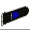 Crazee Wear Heavy Duty Workout Belt in Black with Train Insane in Neon Blue view 1
