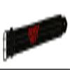 Crazee Wear Heavy Duty Workout Belt in Black with Beast Mode in Red view 1
