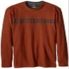 Arrow Men's Big-Tall Long Sleeve Chest Stripe Doubler, Arabian Spice Heather, 3X-Large Big view 1