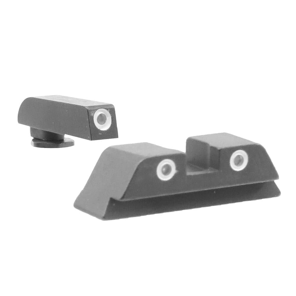 Trijicon for Glock 3 Dot Green Front & Orange Rear Night Sights GL01O