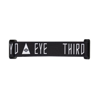 OUTDOOR ENLIGHTENMENT Third Eye Headlamps - Stylish Artist-Designed Replacement Bands - Soft, Adjustable, Universal, Fits Most Headlamps (Third Eye Black)