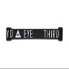 OUTDOOR ENLIGHTENMENT Third Eye Headlamps - Stylish Artist-Designed Replacement Bands - Soft, Adjustable, Universal, Fits Most Headlamps (Third Eye Black) view 1