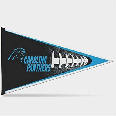 Rico Industries NFL Carolina Panthers Pennant, 12 x 30-inches