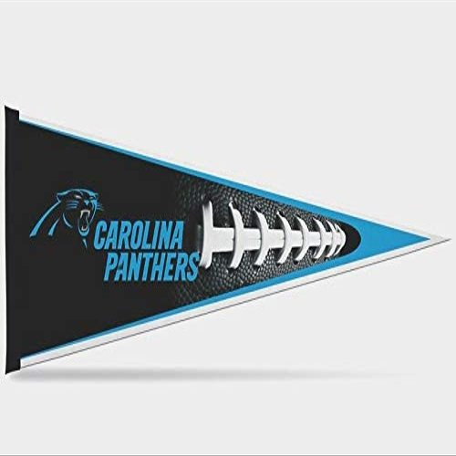 Rico Industries NFL Carolina Panthers Pennant, 12 x 30-inches