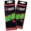 Elite Hockey Prolace Waxed Hockey Laces - SET of 2 Pairs (Lime, 108") view 4