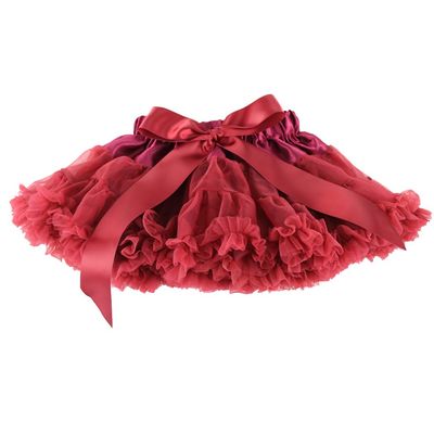 Wennikids Little Girl's Dance Chiffon Pettiskirts Tutu Assorted Size and Color XX-Large DarkMagenta