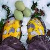 Sloggers Original Waterproof Rain and Garden Shoe for Women Outdoor Slip-On Garden Clog - Made in The USA with Premium Comfort Insole and Arch Support - Chickens Daffodil Yellow, Size 8 view 3