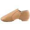 Linodes Leather Jazz Shoe Slip On for Girls and Boys (Toddler/Little Kid/Big Kid) Brown 6.5M Big Kid view 2