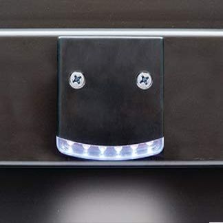T-H Marine Automatic LED Lid Light - Hands Free On Off When Lid Opens and Closes - White Compartment Light for Rod Locker and Storage Hatch - Downward 6 LED Output with Stainless Ball Switch