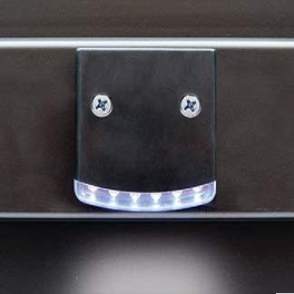 T-H Marine Automatic LED Lid Light - Hands Free On Off When Lid Opens and Closes - White Compartment Light for Rod Locker and Storage Hatch - Downward 6 LED Output with Stainless Ball Switch