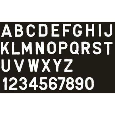 Boating Accessories New 3" Gothic Letters & Numbers seachoice 74701 Letters T White