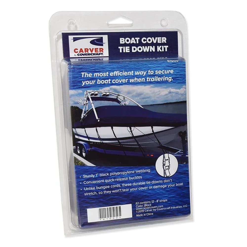 Boating Accessories CARVER Industries Boat Cover TIE-Down KIT