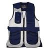 Wild Hare Shooting Gear Heatwave Mesh Vest, Navy & Silver (Youth Large/X-Small, LEFT Handed) view 1