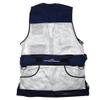 Wild Hare Shooting Gear Heatwave Mesh Vest, Navy & Silver (Youth Large/X-Small, LEFT Handed) view 2