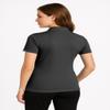 Opna Women's Dry-Fit Golf Polo Shirts 3-Button Golf Polo's in 20 Colors XS-3XL Shirt GRAPHI-3XL view 3