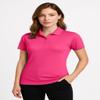 Opna Women's Dry-Fit Golf Polo Shirts 3-Button Golf Polo's in 20 Colors XS-3XL Shirt PINK-3XL view 2