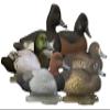 Higdon Outdoors Standard Diver Pack Duck Decoys | Lightweight and Realistic UV Painted Floating Duck Decoys for Waterfowl Hunting | Short String Design for Easy Setup | Foam Filled | 6pk view 1