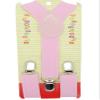 CUTE Baby Toddler Kids Children Boys"Light Pink" Plain Elastic Suspender & Bow Tie Set view 2