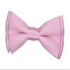 CUTE Baby Toddler Kids Children Boys"Light Pink" Plain Elastic Suspender & Bow Tie Set view 3