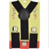 CUTE Baby Toddler Kids Children Boys"Black" Plain Elastic Suspender & Bow Tie Set view 2