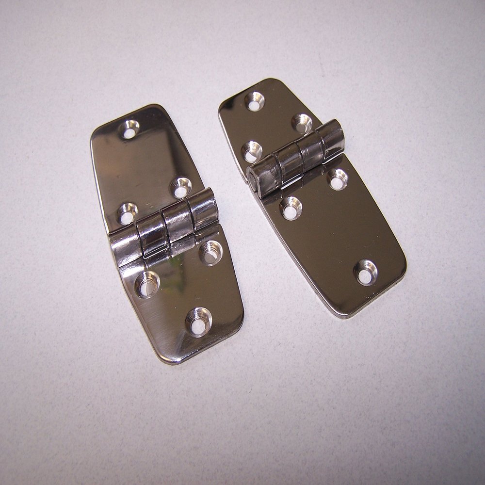 132-3424 Sea-Dog Line Pair (2) of Stainless Steel Surface Mount Door Hinge 3-5/16" Overall Length SURPLUS
