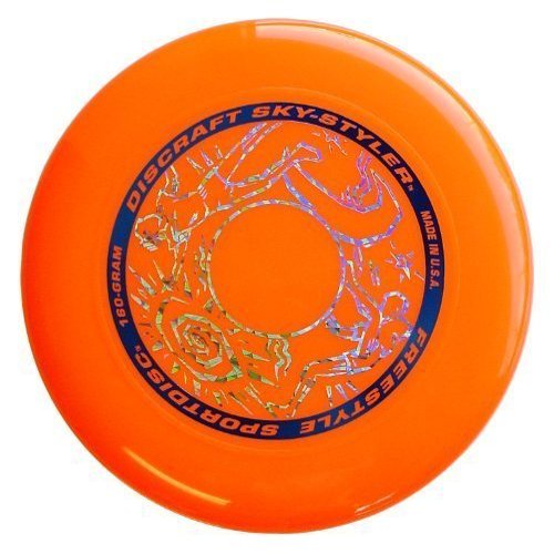 Discraft 160 Gram Sky Styler Sport Disc, Orange Color: Orange Model: SSSO