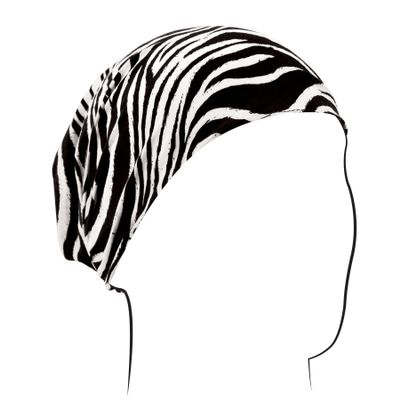 ZANheadgear Cotton Head wrap (Multi, One Size) (Zebra Print)