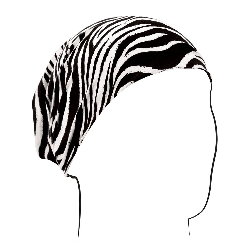ZANheadgear Cotton Head wrap (Multi, One Size) (Zebra Print)